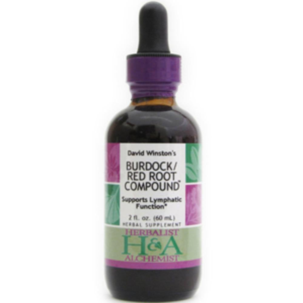 Herbalist & Alchemist Burdock/Red Root Compound bottle for daily wellness and lymphatic support