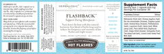 Close-up of Herbalogic Flashback capsules for daily wellness.