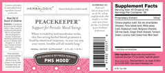 Herbalogic Peacekeeper dropper pour for easy daily use and mood balance.