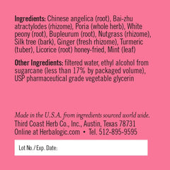 Herbalogic Peacekeeper packaging box signals USA-made herbal mood support.