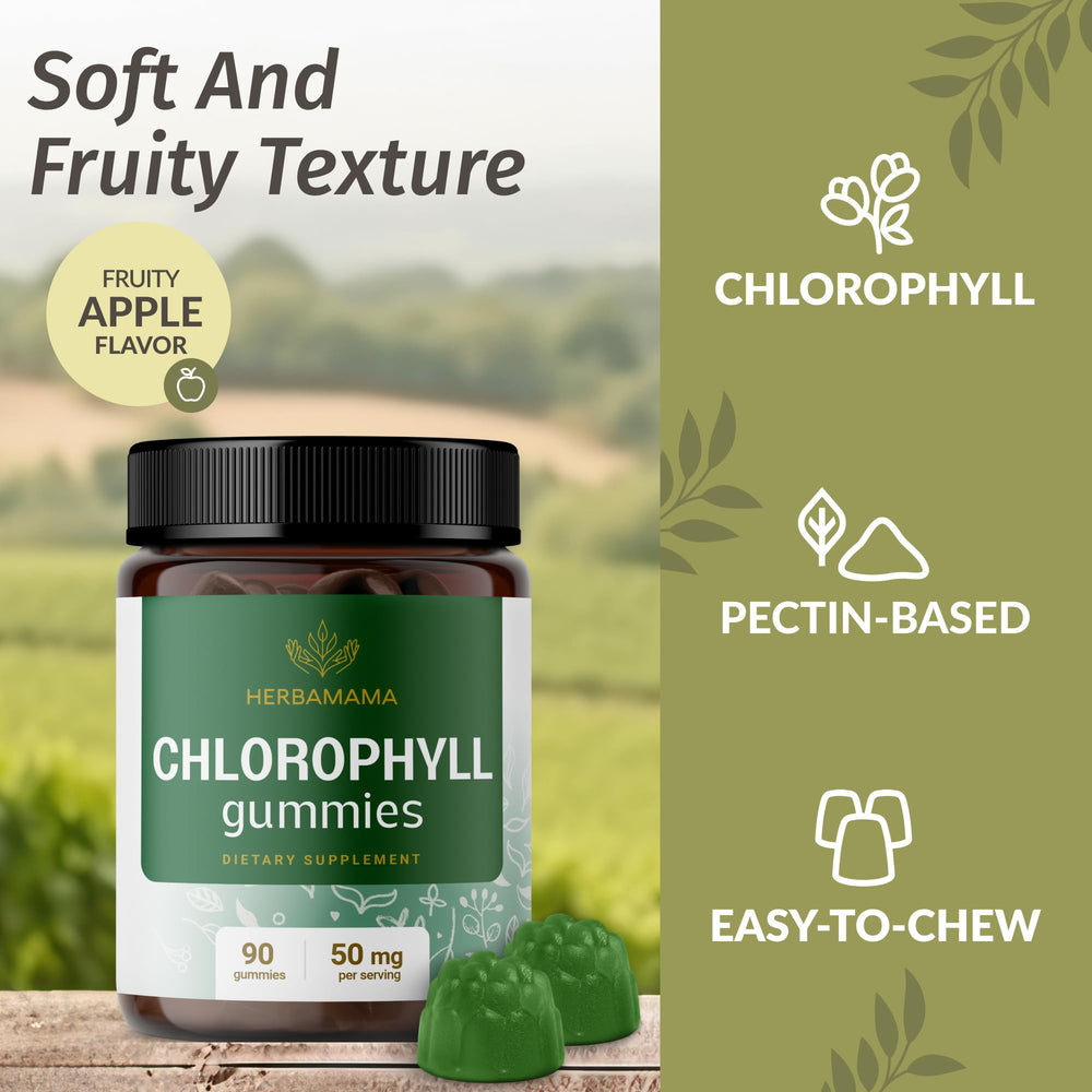 Gummies with fruity texture ideal for on the go wellness with HERBAMAMA