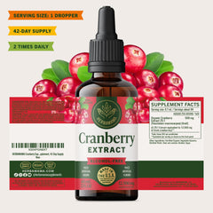 HERBAMAMA Cranberry Drops packaging shown for travel-friendly care.