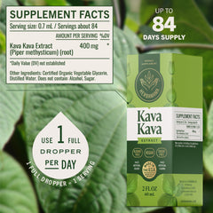 Herbamama Kava Kava Drops liquid closeup showcases glycerin base.