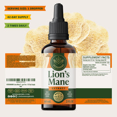 HERBAMAMA Lion's Mane packaging highlights no artificial colors
