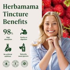 HERBAMAMA Raspberry Ketones water pairing shows simple dosage