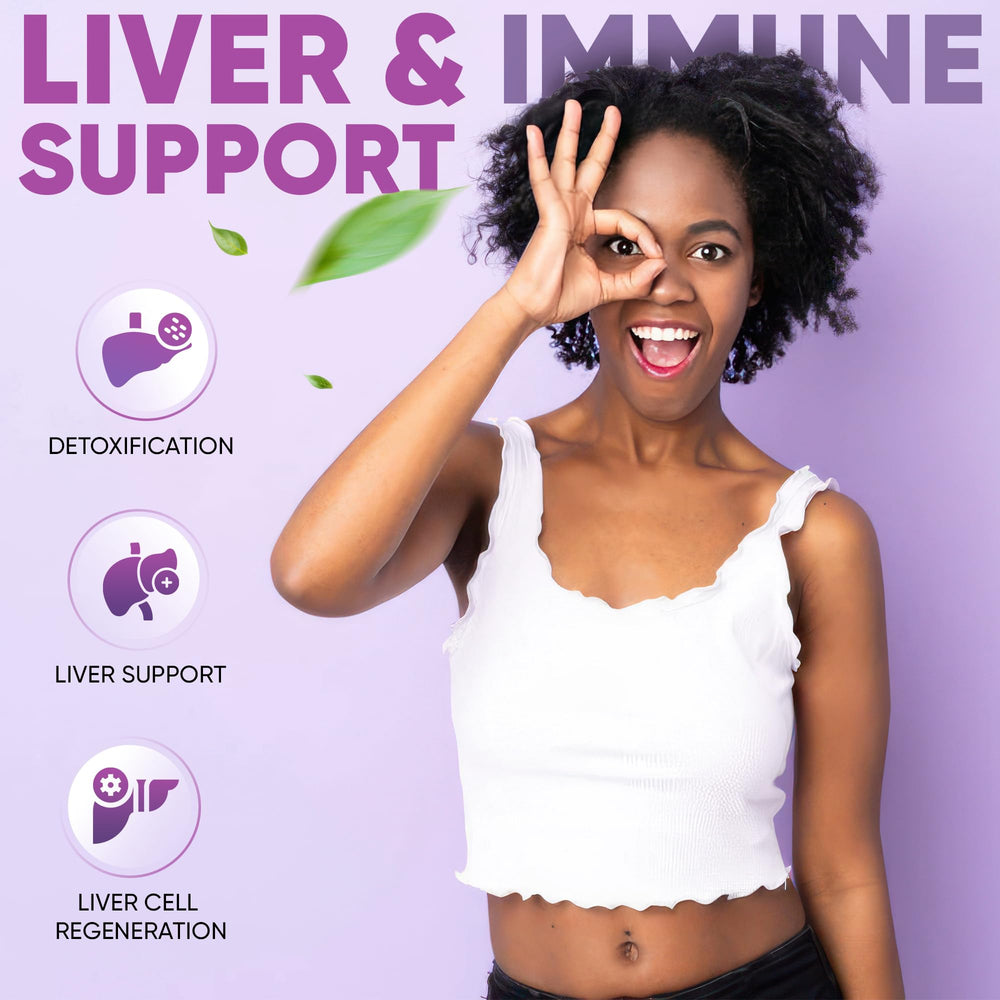 Herbana Liver Support Drops ingredients close-up featuring Milk Thistle