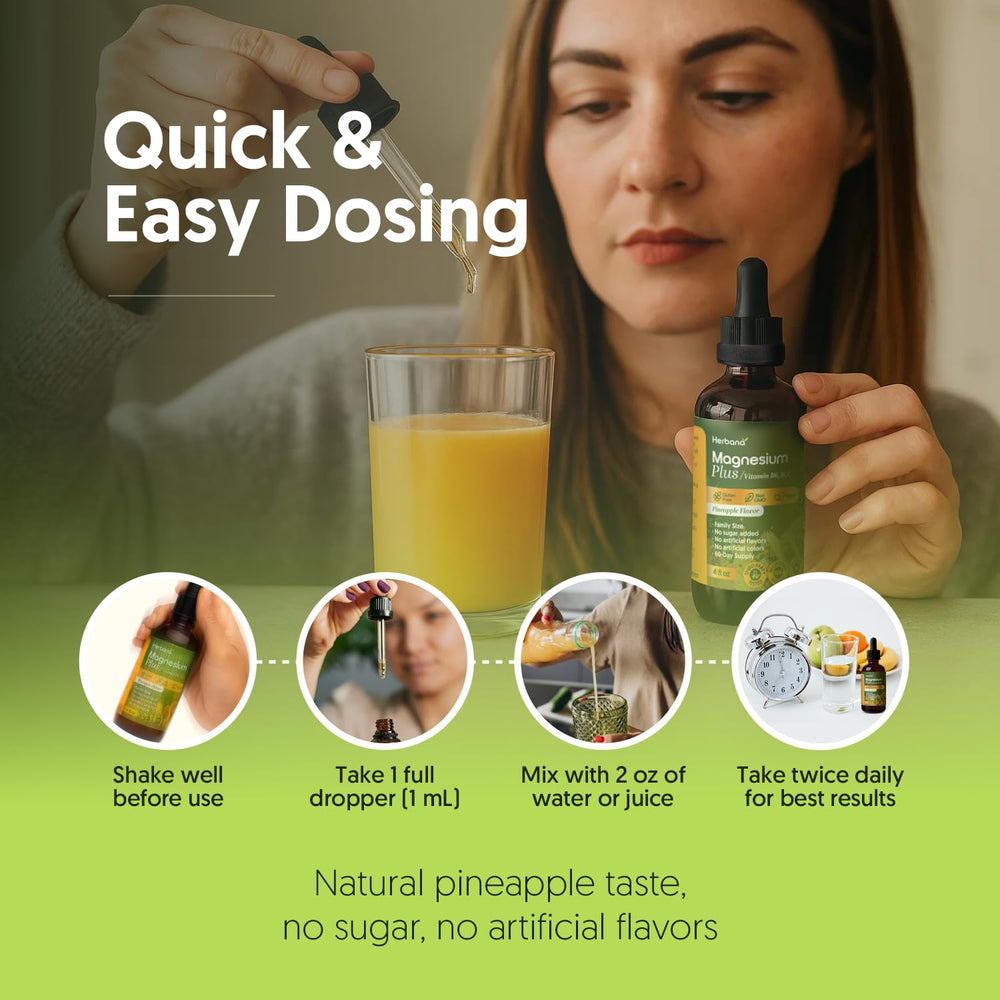 Herbana Magnesium Plus Pineapple pumpkin-seed-oil hint on label