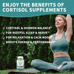 Herbance Cortisol Gummies apple-flavored gummies close-up for daily stress support