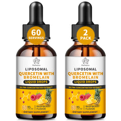 Herbance liposomal quercetin bottle demonstrates convenient daily immune support with rapid absorption.