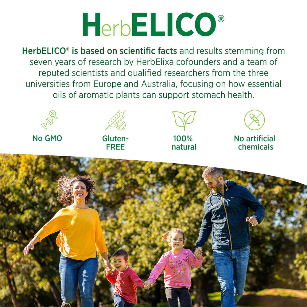 HerbELICO tablet in hand demonstrates simple daily use