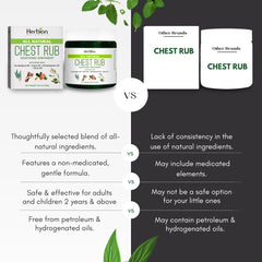 HERBION Naturals Chest Rub 3-pack display for family use