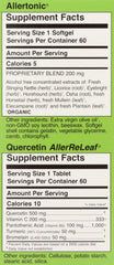 Front packaging of Herbs Etc. Allergy ReLeaf for easy shopping.