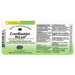 Pouring CranBladder ReLeaf softgels demonstrates convenient daily urinary comfort.