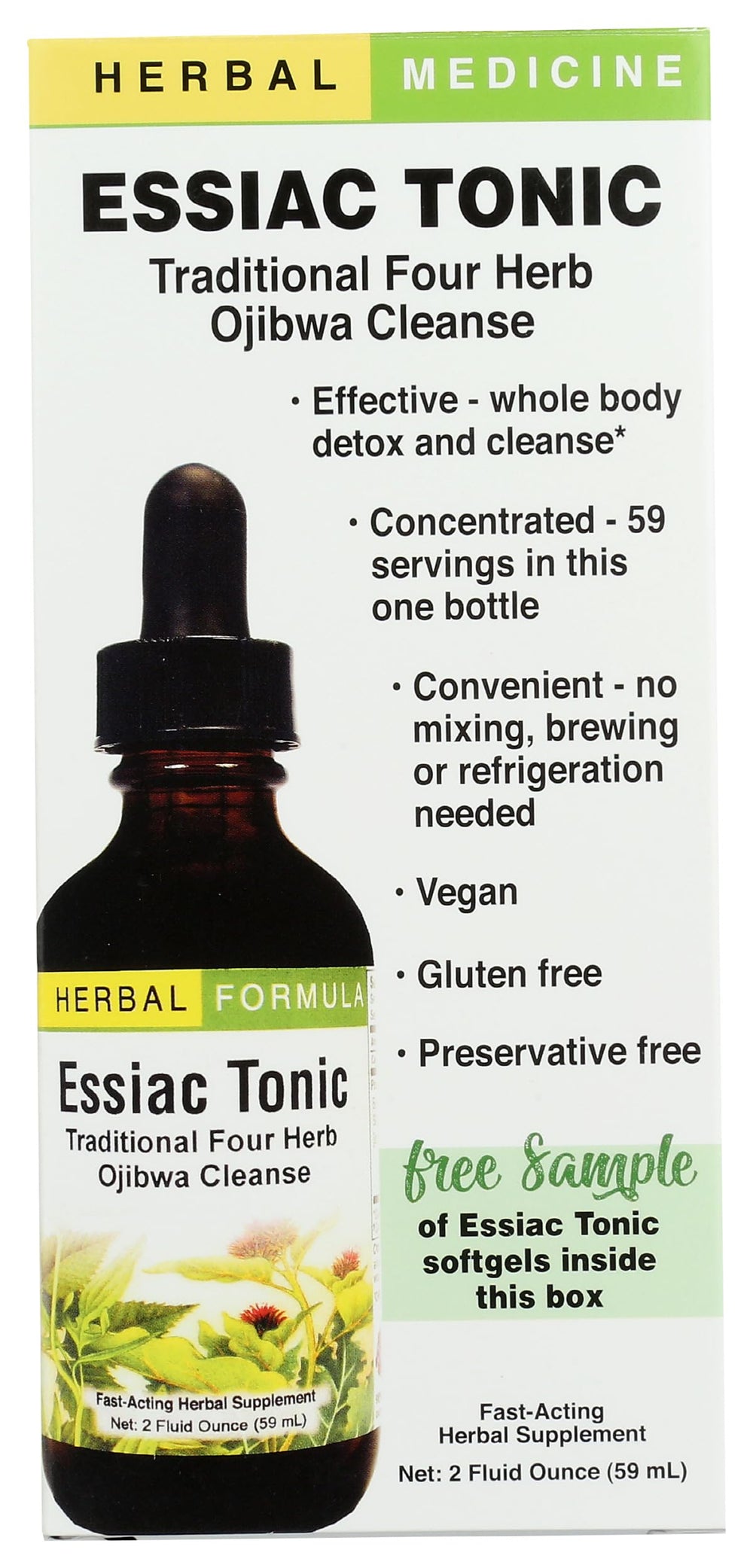 Herbs Etc. Essiac Tonic bottle for daily wellness.