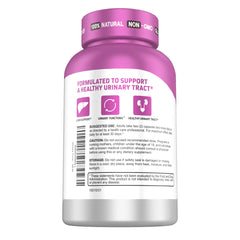 Herbtonics Urinary Tract Cleanse capsule close-up highlighting cranberry PACs