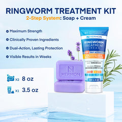 Cleansing with Hermon soap bars for skin care routines