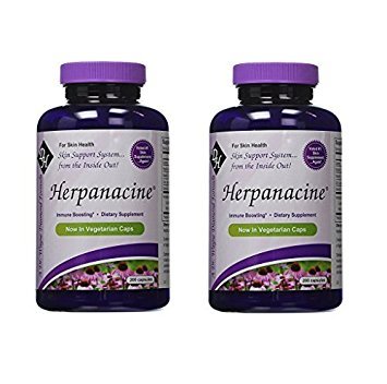 Herpanacine Diamond bottle close-up, highlighting a versatile daily skin support supplement.