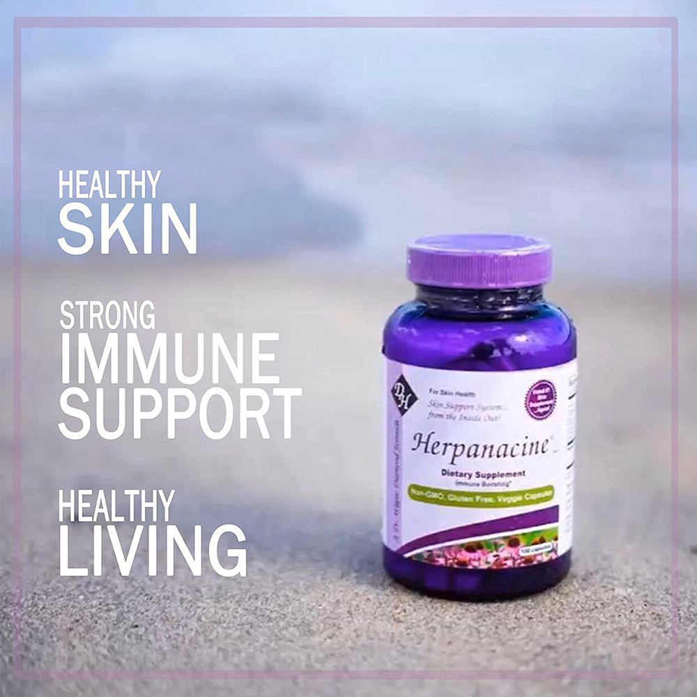 Lifestyle shot suggesting clearer skin and strengthened immunity