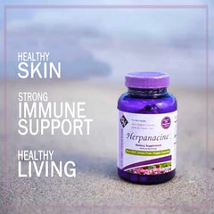Lifestyle shot suggesting clearer skin and strengthened immunity