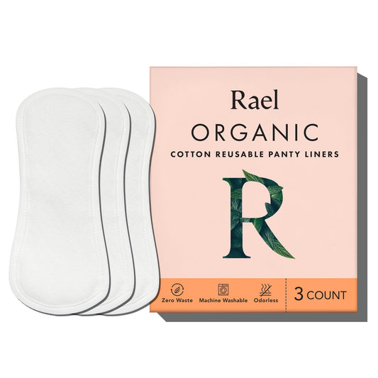 Hesta Rael reusable panty liner with organic cotton cover for breathable comfort