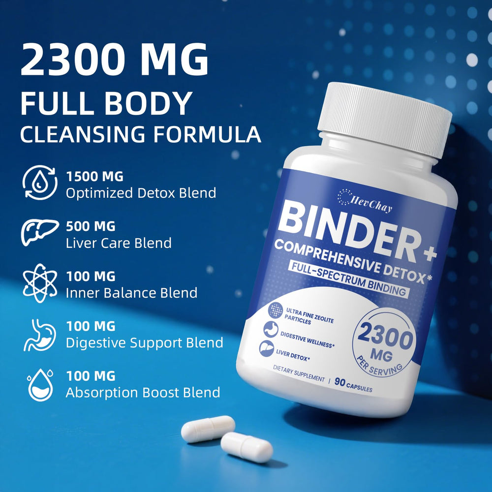 HevChay Probiotics Prebiotics capsules support gut balance with 5 billion CFU and FOS.