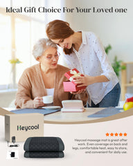 Heycool office chair massage mat enhances desk breaks with targeted comfort.