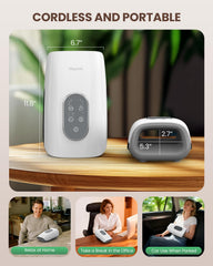 Heycool Upgrade Hand Massager modern white finish for a clean look.