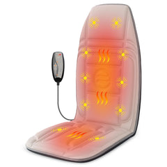 Heycool back massager with heat targets the back for seated relief.
