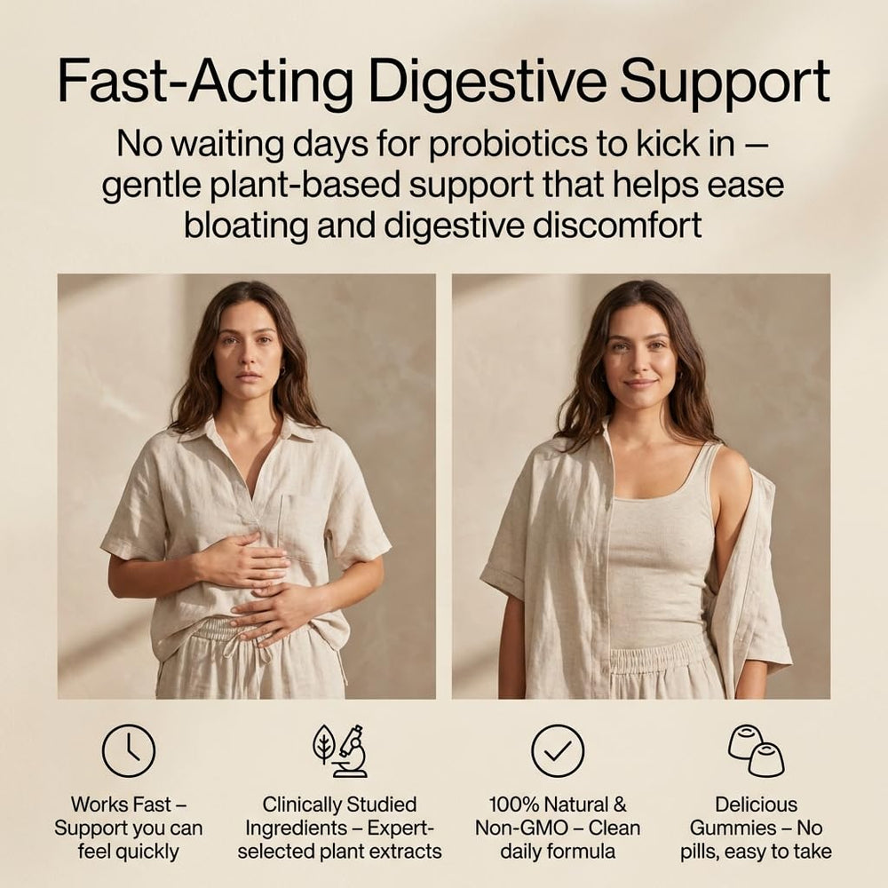 Heyremi Debloat Gummies after-meal serving demonstrates quick, tasty daily digestive support.