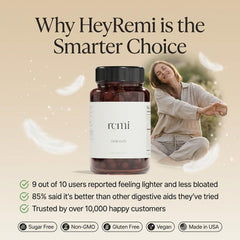 Heyremi Debloat Gummies strawberry flavor invites consistent daily use.