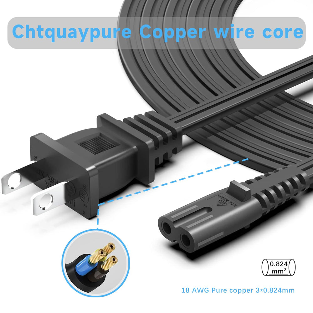 HHZ 1.5m AC cord length shown for flexible bedside setup.