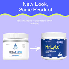 Measuring scoop from Hi-Lyte K1000 for precise, repeatable hydration.