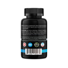 HI-T High T Black packaging on a gym shelf for workouts