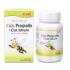 Hi Well Kids Propolis chewable bottle for easy daily health support