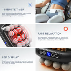 HIADGUNNR red-light-therapy feature provides soothing warmth during sessions.