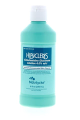 Hibiclens Liquid 8 oz bottle front view for daily skin cleansing
