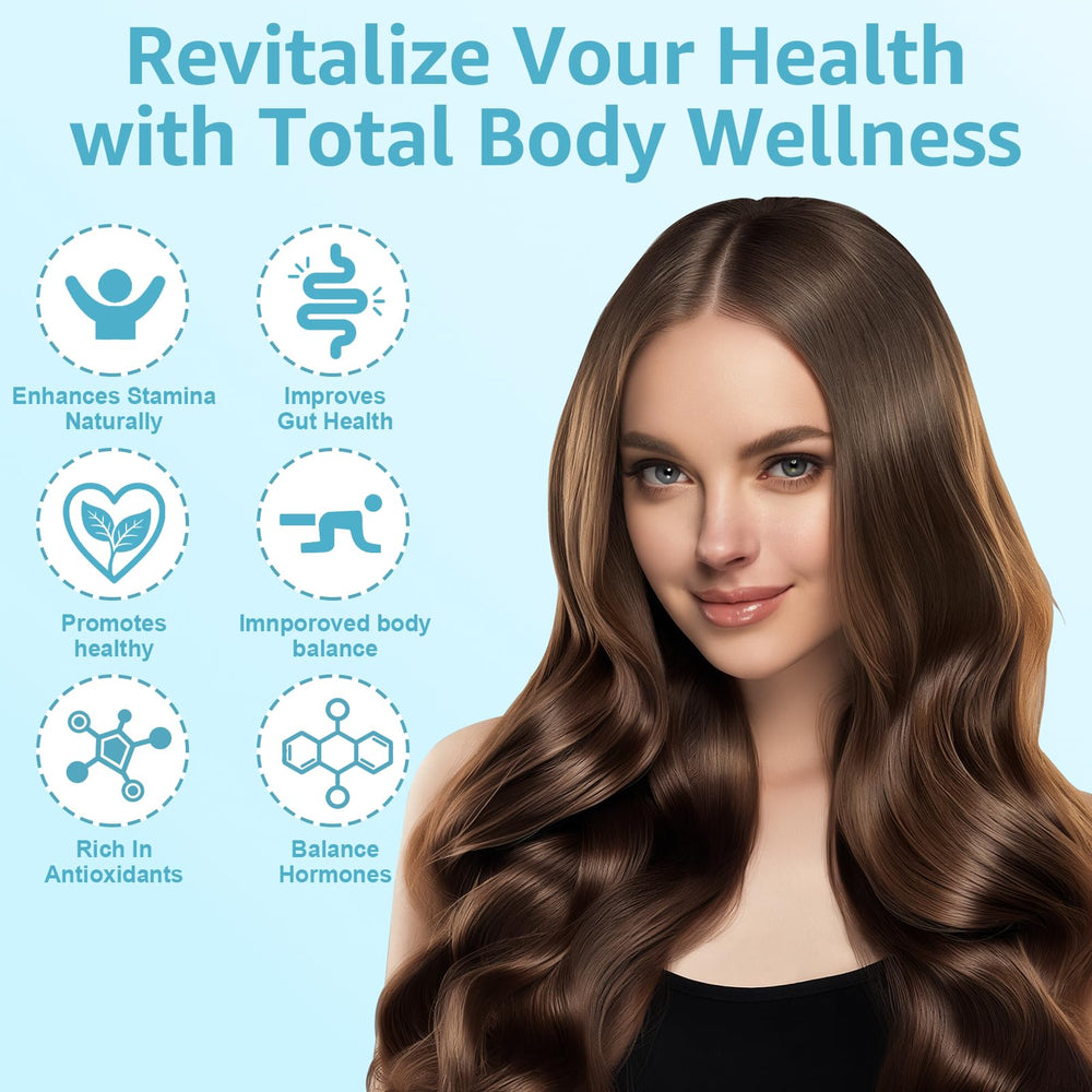 HICFRWE Sea Moss Glow Gummies daily serving image illustrating easy routine.