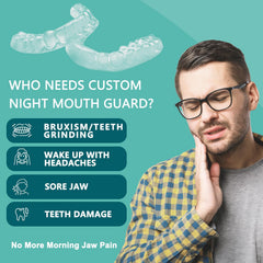 Hiilbvvvi mouth guard with 1-5mm thickness balances comfort and durability