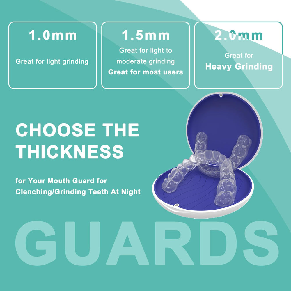 Hiilbvvvi mouth guard with 2mm thickness for stronger protection