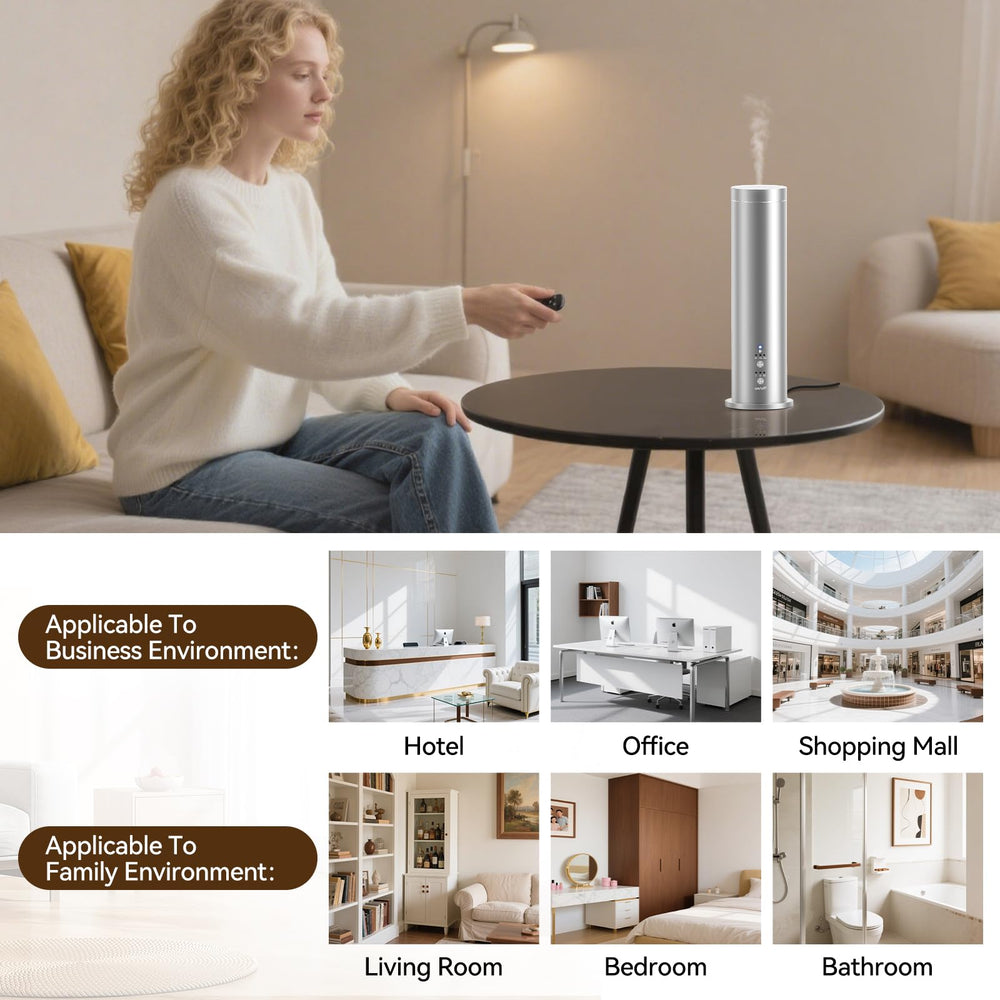Hijoc oil diffuser starter kit with everything you need for setup.