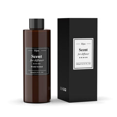 Hijoc Woody Scent 500ml bottle for hotel-inspired aroma in any room.