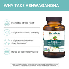 Himalaya Ashwagandha capsules for daily adrenal support routine
