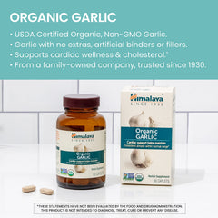 Himalaya Garlic caplets being poured to illustrate easy daily routine