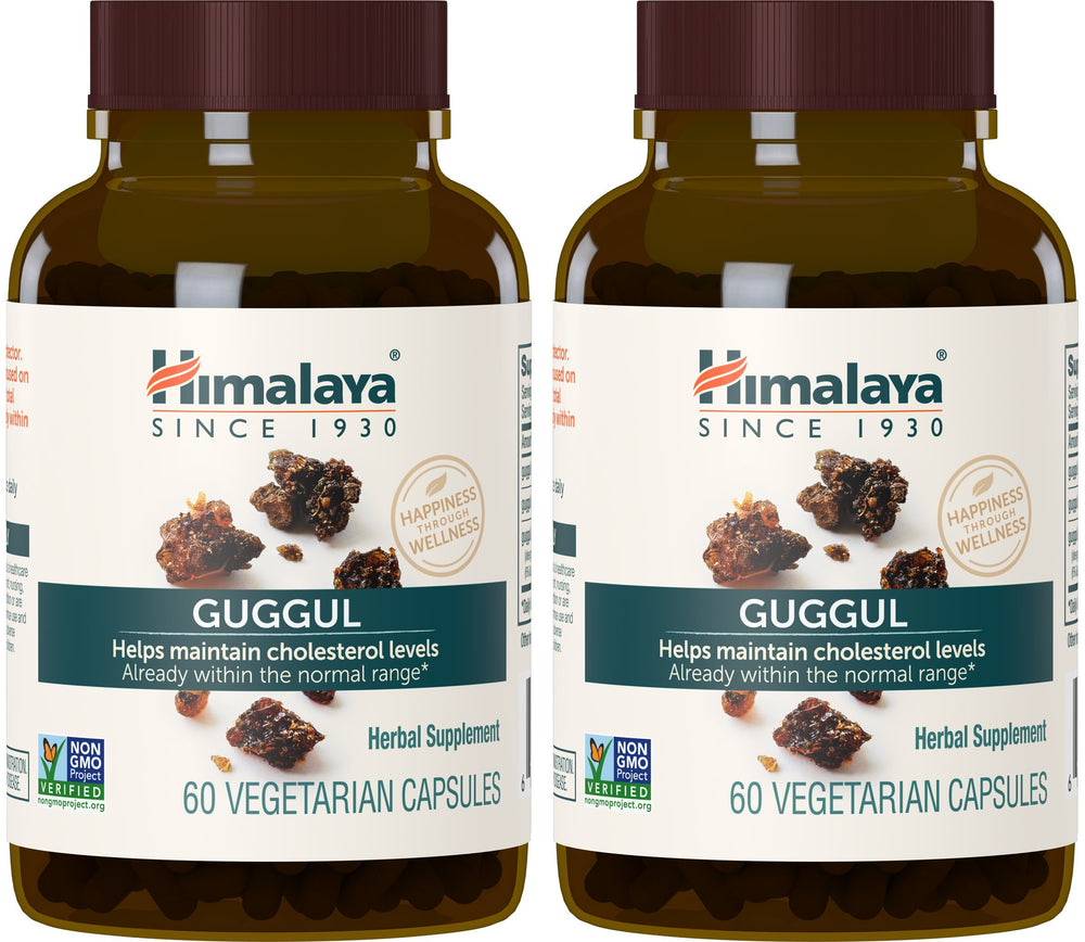 Himalaya Guggul bottle front for quick, daily wellness support