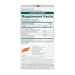 Himalaya Memory & Focus label highlights CognatiQ Coffee extract for focus support