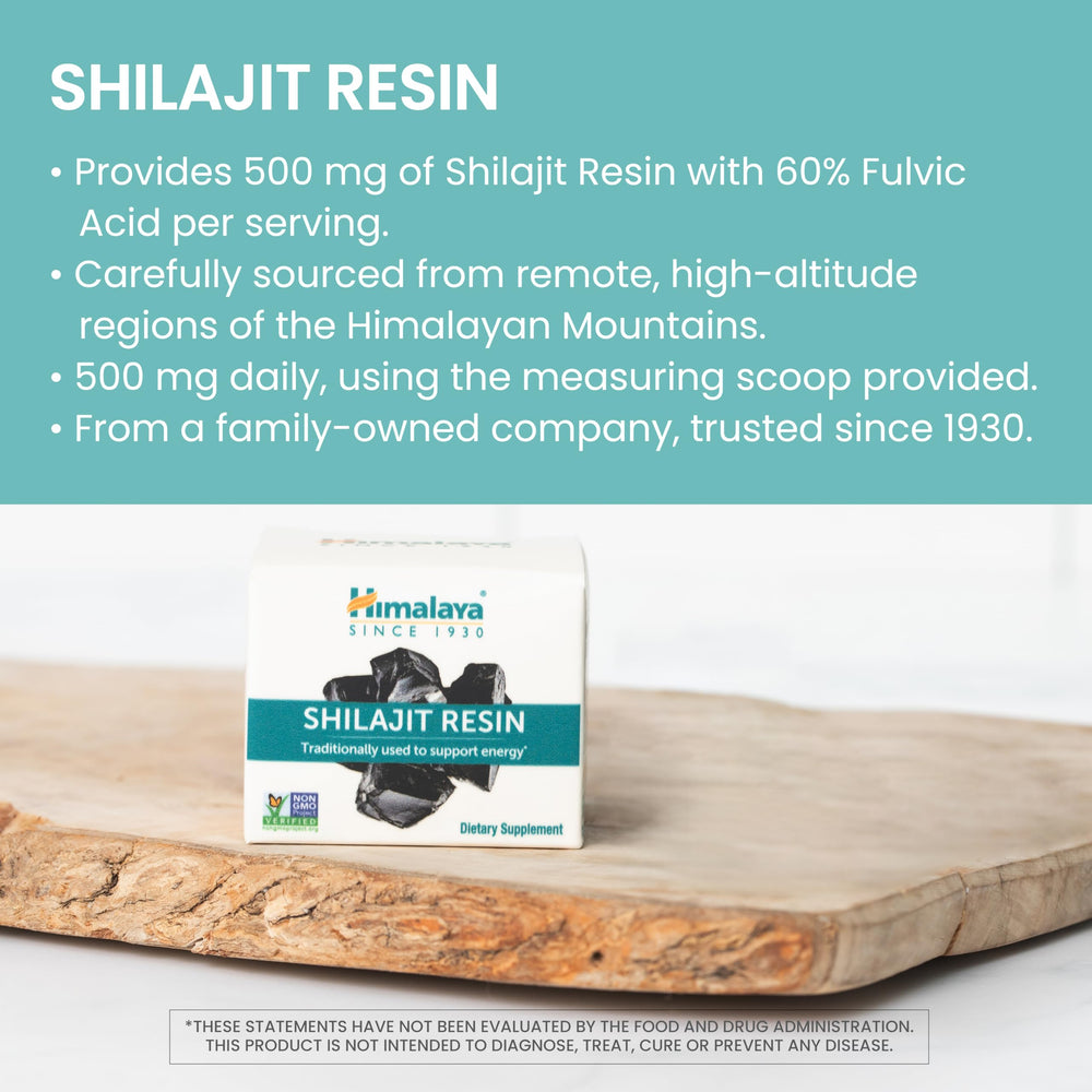 Cup of warm tea with Shilajit Resin for energy moments.