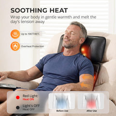 Himouta Shiatsu detachable neck massager adds customizable neck relief.
