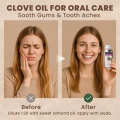 HIQILI clove oil diffuser use for calming aromatherapy sessions.
