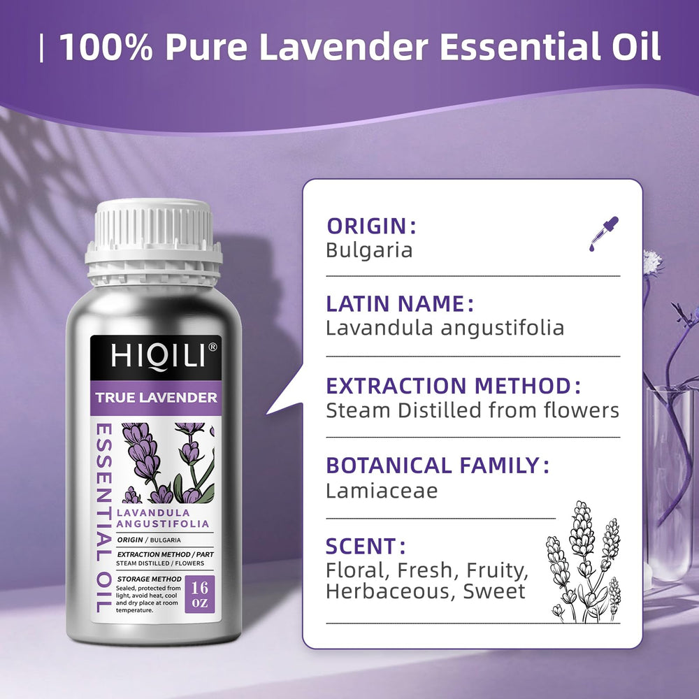 HIQILI lavender oil diffuser use creates a calm, fragrance-rich space