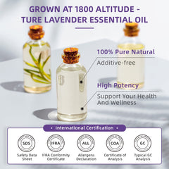 HIQILI lavender oil skincare application to soothe skin